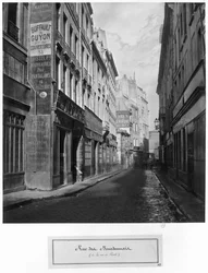 Rue des Bourdonnais (von rue de Rivoli) Paris 1858-78